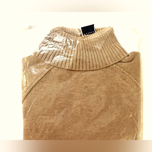 NWT Reduced 50%🩷✅XL Rich Tan Karen Scott Detailed Stiching.Wash Pullover Rich - Picture 2 of 9